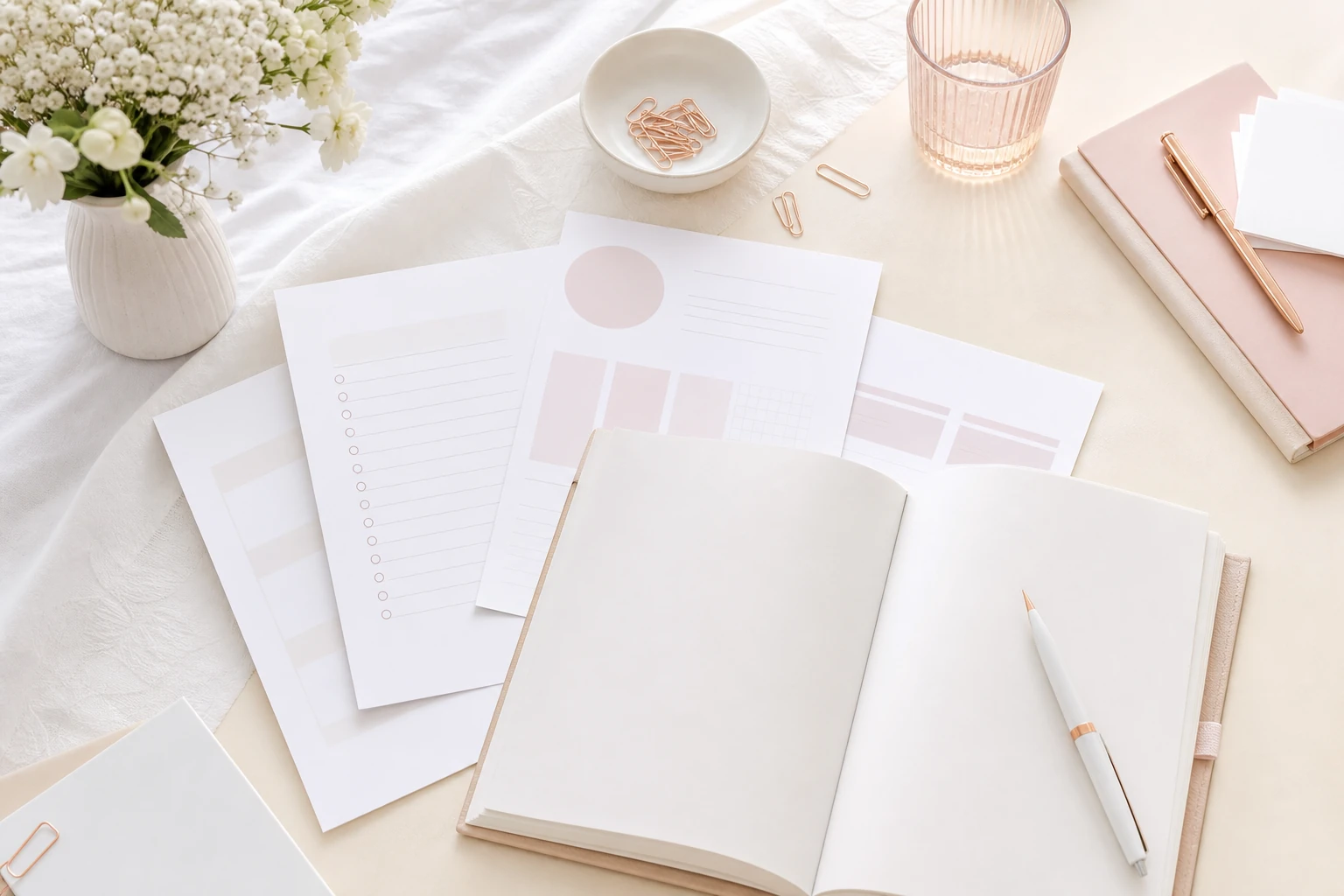 Planner, schede e strumenti pratici per organizzare la legge di attrazione.